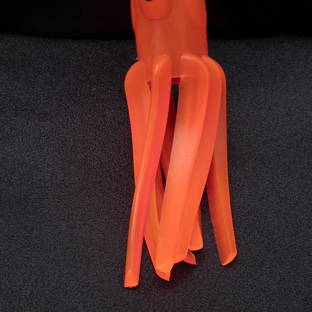 1 قطعة 220 مللي متر الحبار لينة إغراء الأخطبوط الصيد الطعم الاصطناعي الصيد الطعم ذيل طويل قارب البحر العميق التصيد إغراء