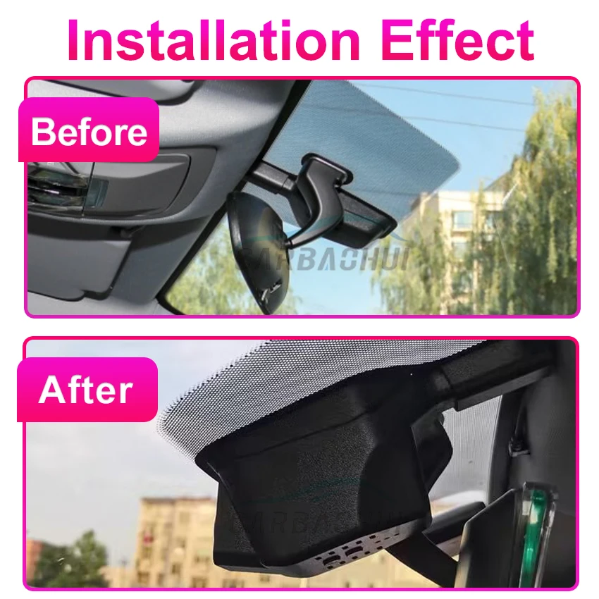 4K HD 2160P New Plug and Play WIFi Car DVR Video Recorder Dual Lens Dash Cam For Chery Tiggo 8 Plus Omoda 5 Kaiyi E5
