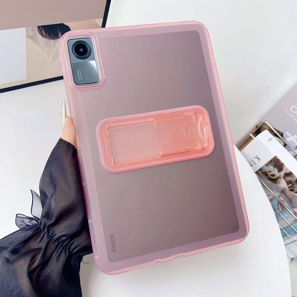 

Прозрачный чехол-подставка для Redmi Pad SE 11 дюймов, задняя крышка из ТПУ, противоударный защитный чехол для Xiaomi Redmi Pad SE 11, чехол для планшета