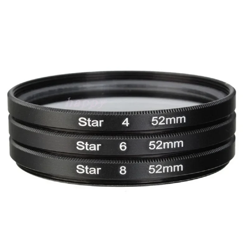 

Star Line Lens Filter 3 in 1 Kit 4 6 8 Line 49mm 52mm 55mm 58mm 62mm 67mm 72mm 77mm Lens filter for Canon Nikon Camera