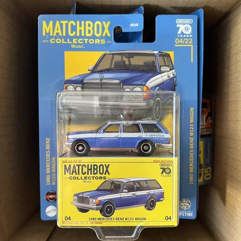 Original Mattel Matchbox Collectors Car 70th Anniversary Edition Freightliner Truck Datsun Vehicles Toys for Boys Birthday Gift