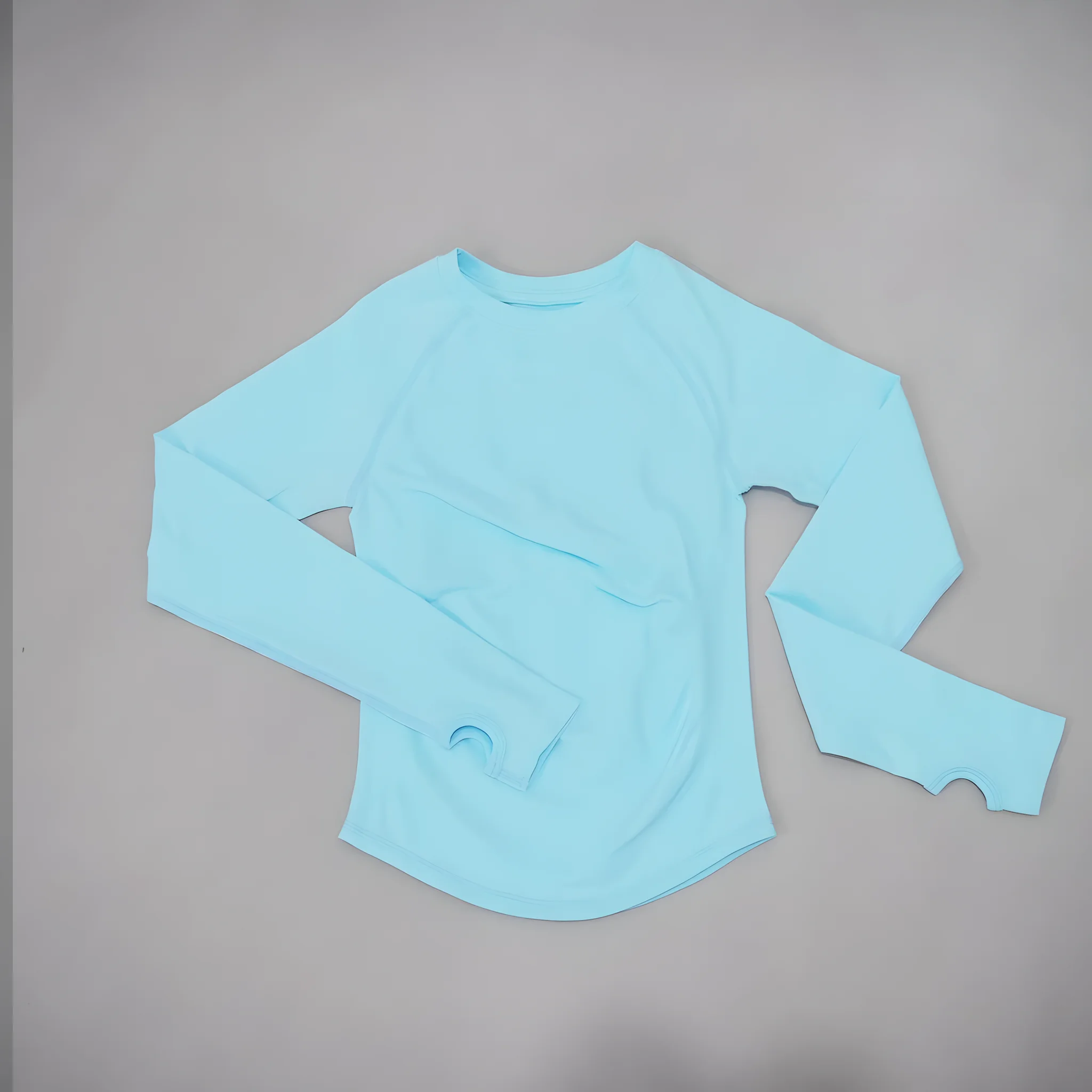 DF LOGO Dames Naadloze Gymtop met Lange Mouwen Buikcontrole Slank Yoga T-Shirt Snel Droogend Ademend Hardloop Workout Sport Activewear