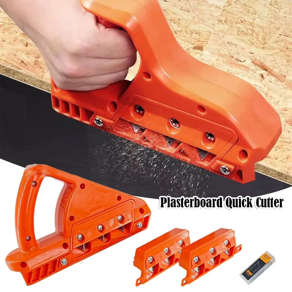 Manual Plasterboard Quick Cutter with Blade Portable Gypsum Board Angle Planer Wood Planing