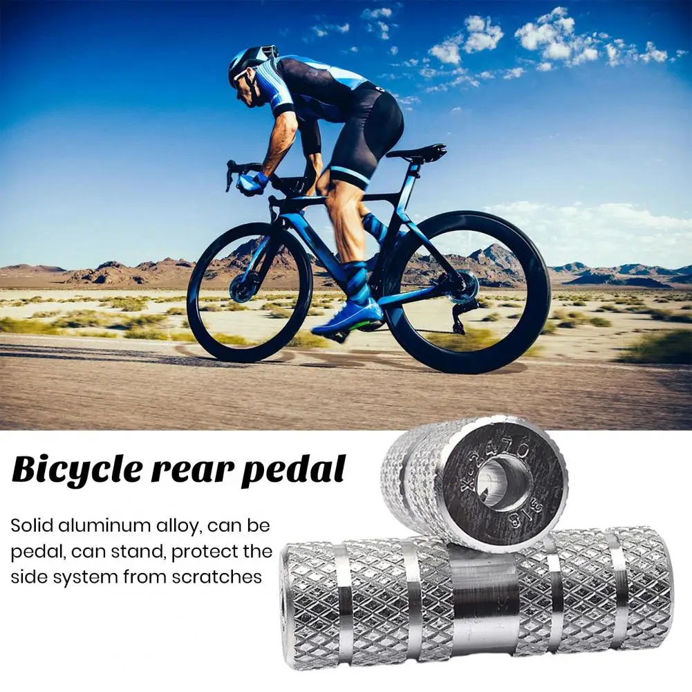 Aluminum Alloy Pedal Anti-slip Aluminum Alloy Bike Pegs for Bmx Mountain Road Bicycle Cycling Accessories Stunt for Mountain