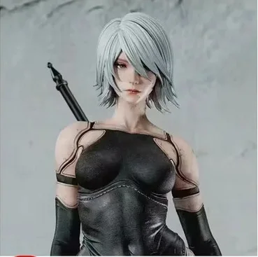 Game Nier:Automata Figure 50cm A2 Action Figur 3 Head Interchangeable Combat Statue YoRHa No. 2 Type B Doll Ornaments Toy Gifts