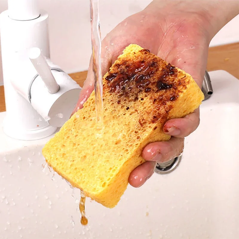 6/1Pcs Dishwashing Sponge Double-side Cleaning Sponge Cloth Multi-purpose Dish Pot Wash Sponges Household Cleaning Kitchen Tools