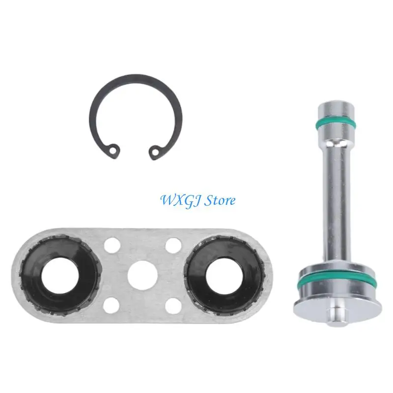 37JE Transmission Cooling Service Integrated Bypass Gasket Replacement Assembly with Machined Metal Components for 6L80 6L90
