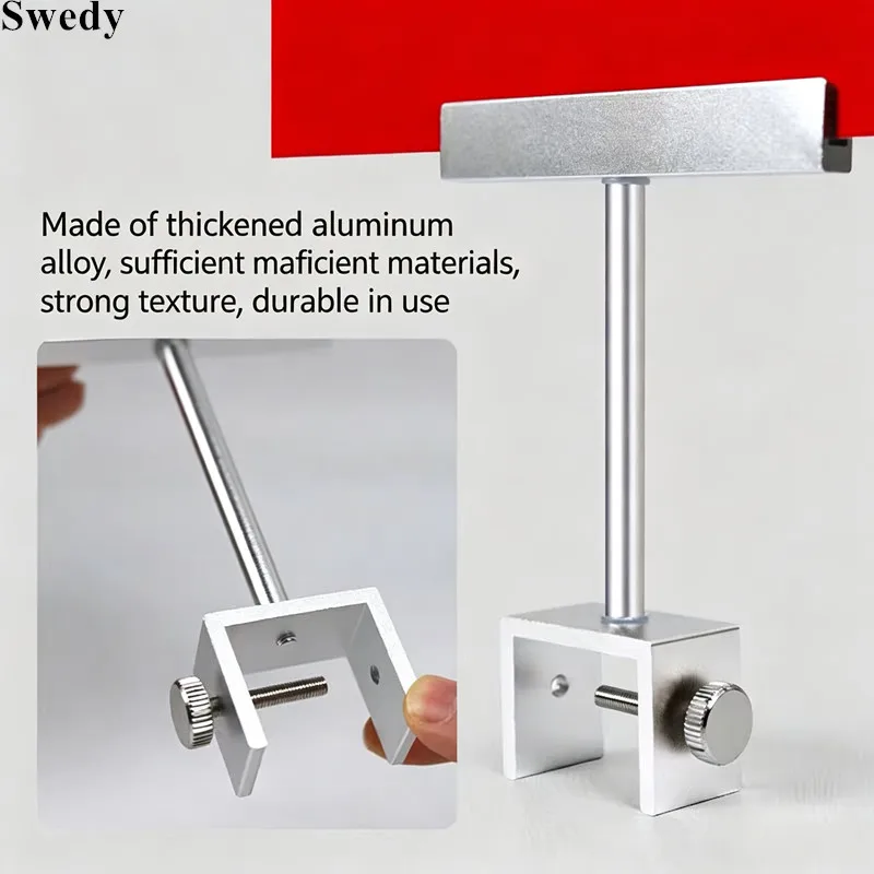 3 Pieces A5 148X210MM Adjustable Clip-on Sign Holder Clip Aluminum Alloy Acrylic/KT Board Label Holder Price List Display Stand