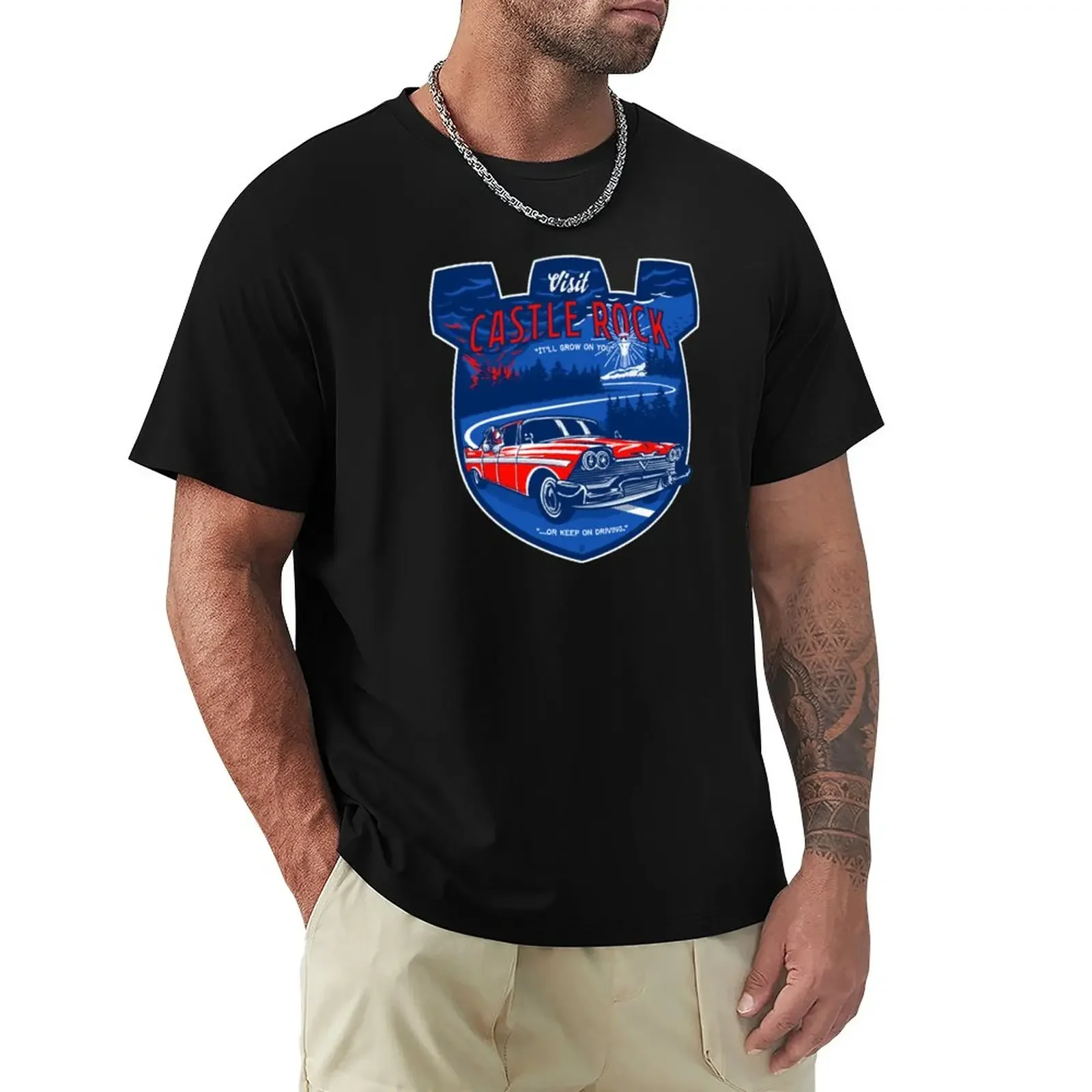 Visit Castle Rock Shirt T-Shirt Short sleeve tee summer tops new edition mens t shirts pack