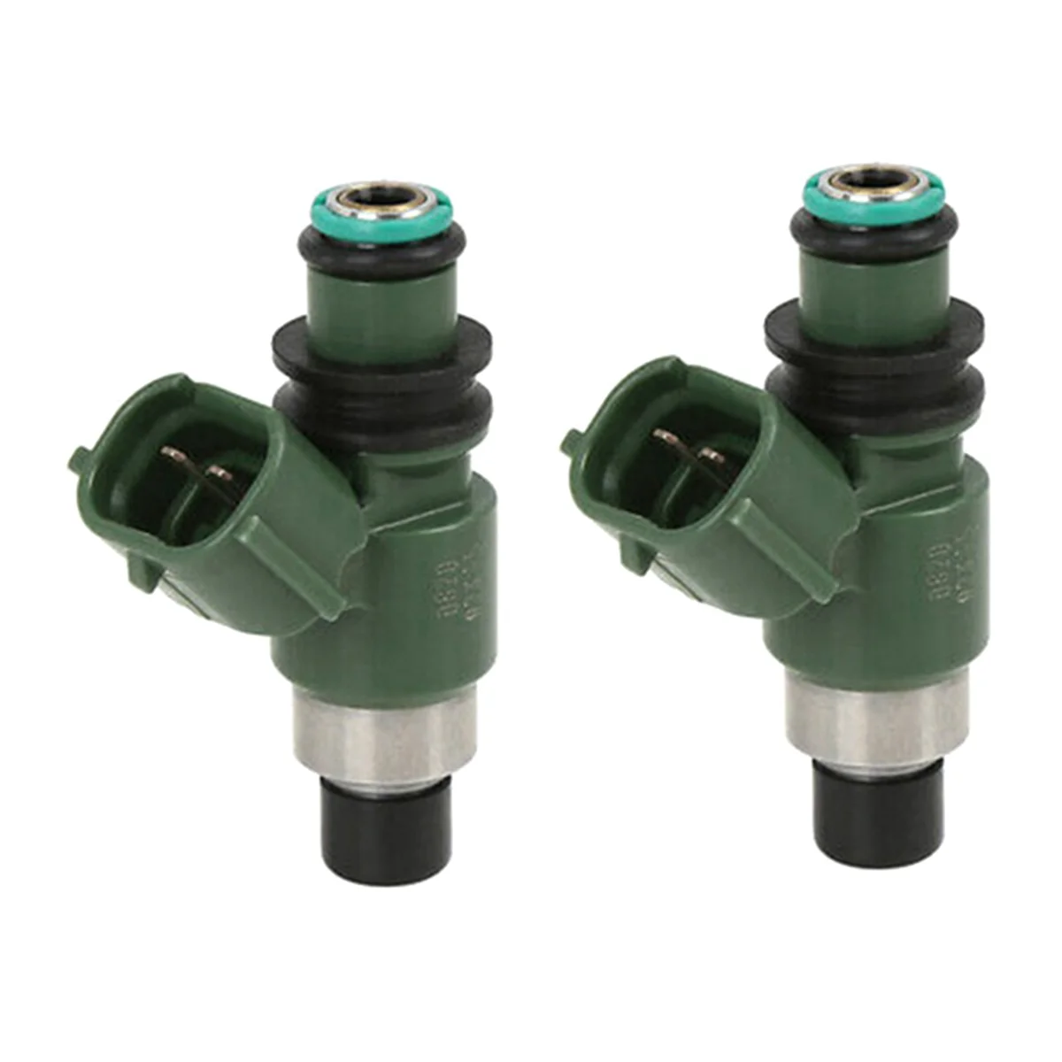 2pcs New Fuel Injector 16450-HN8-A61 16450HN8A61 for Honda CRF450R Fuel Injectors 12Holes Green