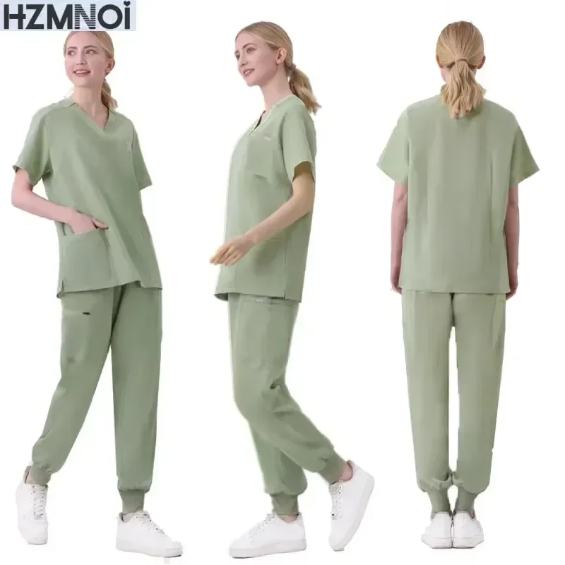 Uniforme médico para sala de operaciones, conjunto de exfoliación para Hospital, suministros médicos, traje de cirugía Dental, ropa de trabajo, venta al por mayor