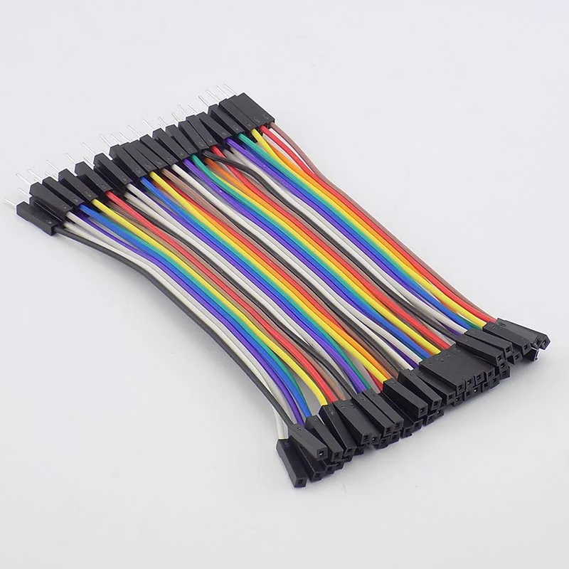 10cm 40pin kabel mostkujący eklektyczny kabel breadboard z męskiego na męskie żeński do żeńskiego Pin Jumper złącze żyłki dla Arduino DIY Kit — zdjęcie 5