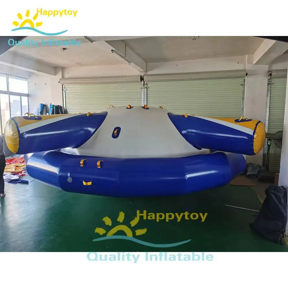 Inflatable Water Seasaw Saturn Inflatable Water Rocking Game For Parks
