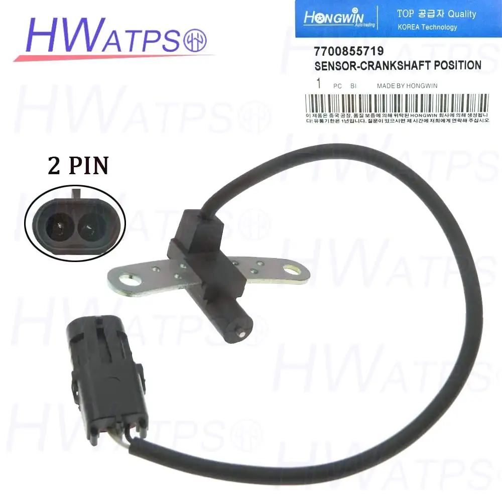 7700855719 Crankshaft Position Sensor 7700739793 For Renault 19 Clio Laguna Espace Extra Megane Rapid Twingo 22893 7700859831