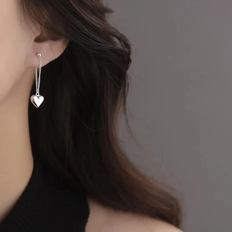 Geometric Heart-shaped Earrings For Women Girls Fashion Hollow Heart Hoop Earrings Jewelry Accessories