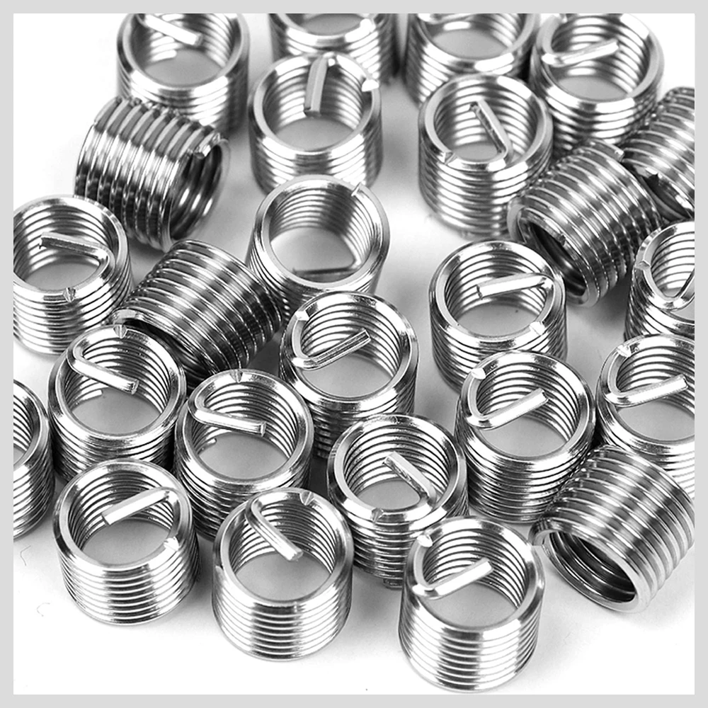 Podofo 131-teiliges Gewindereparatur-Set, einschließlich HSS-Messgewindebohrern, Bohrern, Einsatzwerkzeugen und Gewindeeinsätzen, metrisch M5 M6 M8 M10 M12, für die Reparatur von Automobilmotoren, vielseitige Anwendungen. – Detail 7