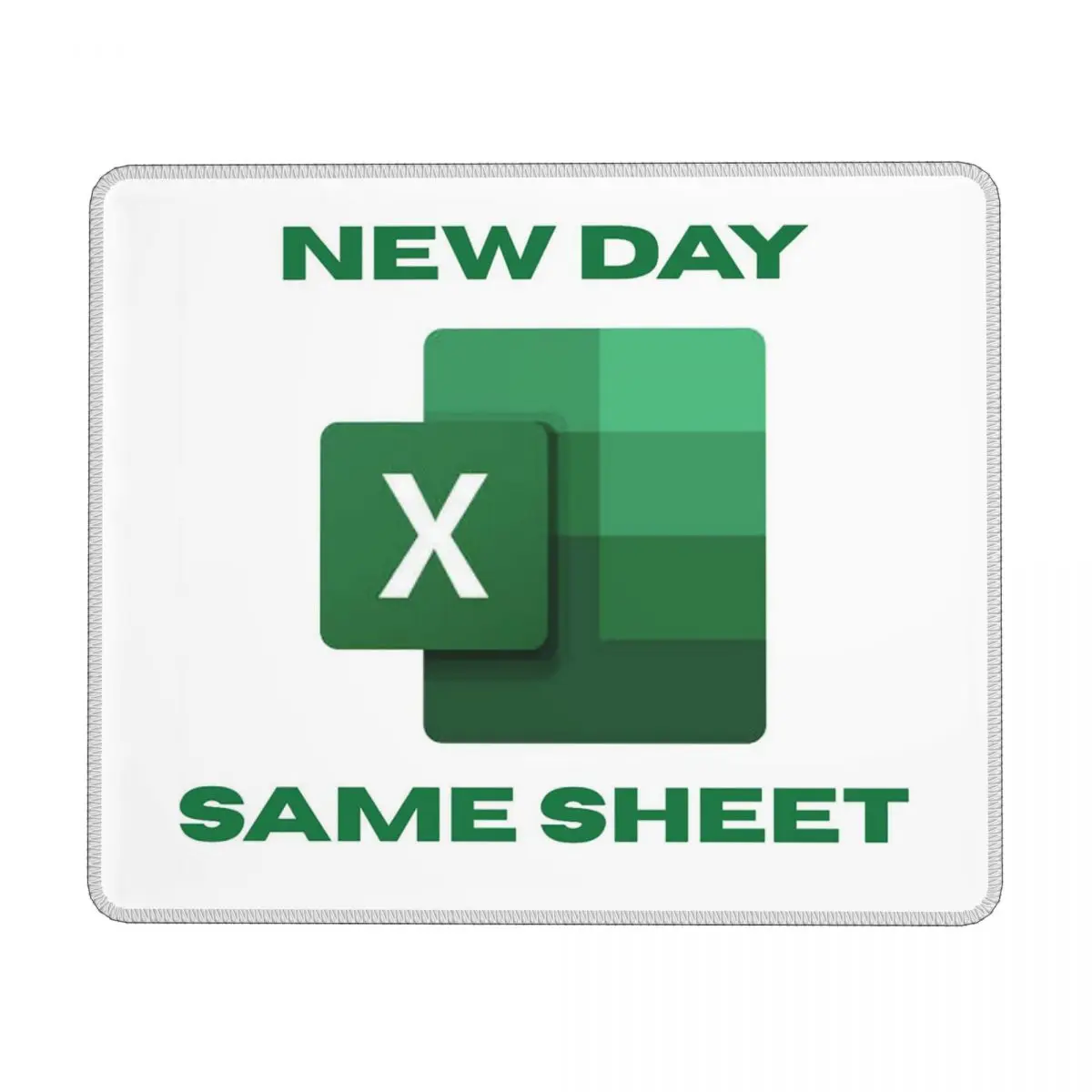 New Day Same Sheet Excel Meme Mouse Pad Computer Keyboard Mouse Mat Gaming PC Desk Mat Office Table Mats