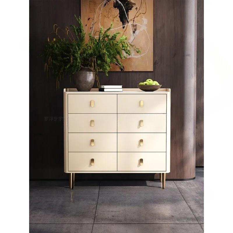 Light luxury high-end living room storage, dining side cabinets, bedroom storage cabinets, modern simplicity 2