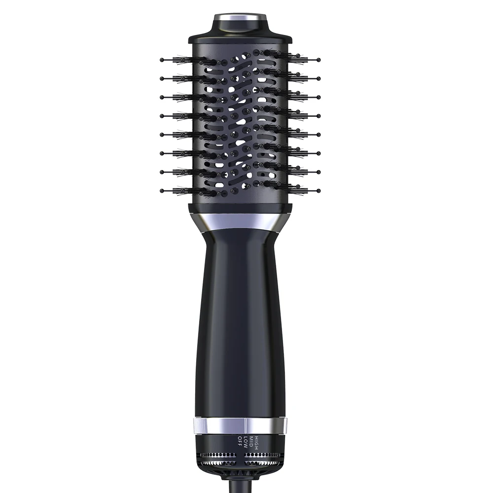 

SMET мини-портативная лучшая модная разглаживающая расческа для выпрямления волос вьющаяся щетка для фена 3 в 1, горячая щетка для волос