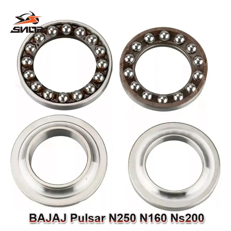 SNOR Motorcycle Steering Head Bearing For BAJAJ Pulsar N250 N160 NS200 Deep Groove Ball Bearing Steering Stem Bearing