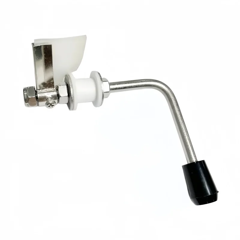 Stainless Steel Handle With Silicone Scraper Blade For Cleaning Glass,Applicable To Borosilicate Transparent Glass 140x12mm