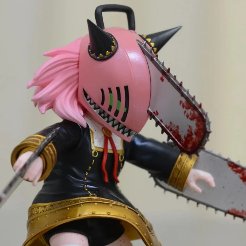 

In Stock 18cm Spy×Family Figure Anya Forger Figures Anya Cos Chainsaw Man Figurine Model Doll Collection Desk Decor Toy Gift