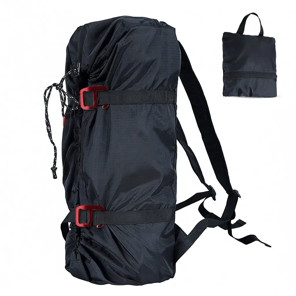 Outdoor Camping Bag Climbing Bag Outdoor Bag Hiking Bag Rock Climbing Rope Kit Bag Folding Shoulder Strap for Camping Hiking