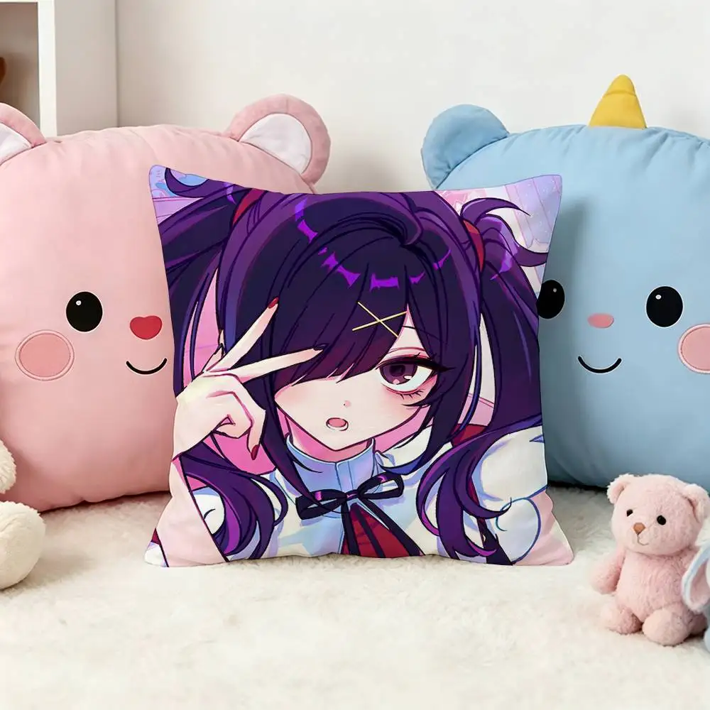 Kangel N-Needy Streamer  Square Pillow Case Multi Sizes For Car Home Bedroom Decor Custom Valentine Gifts