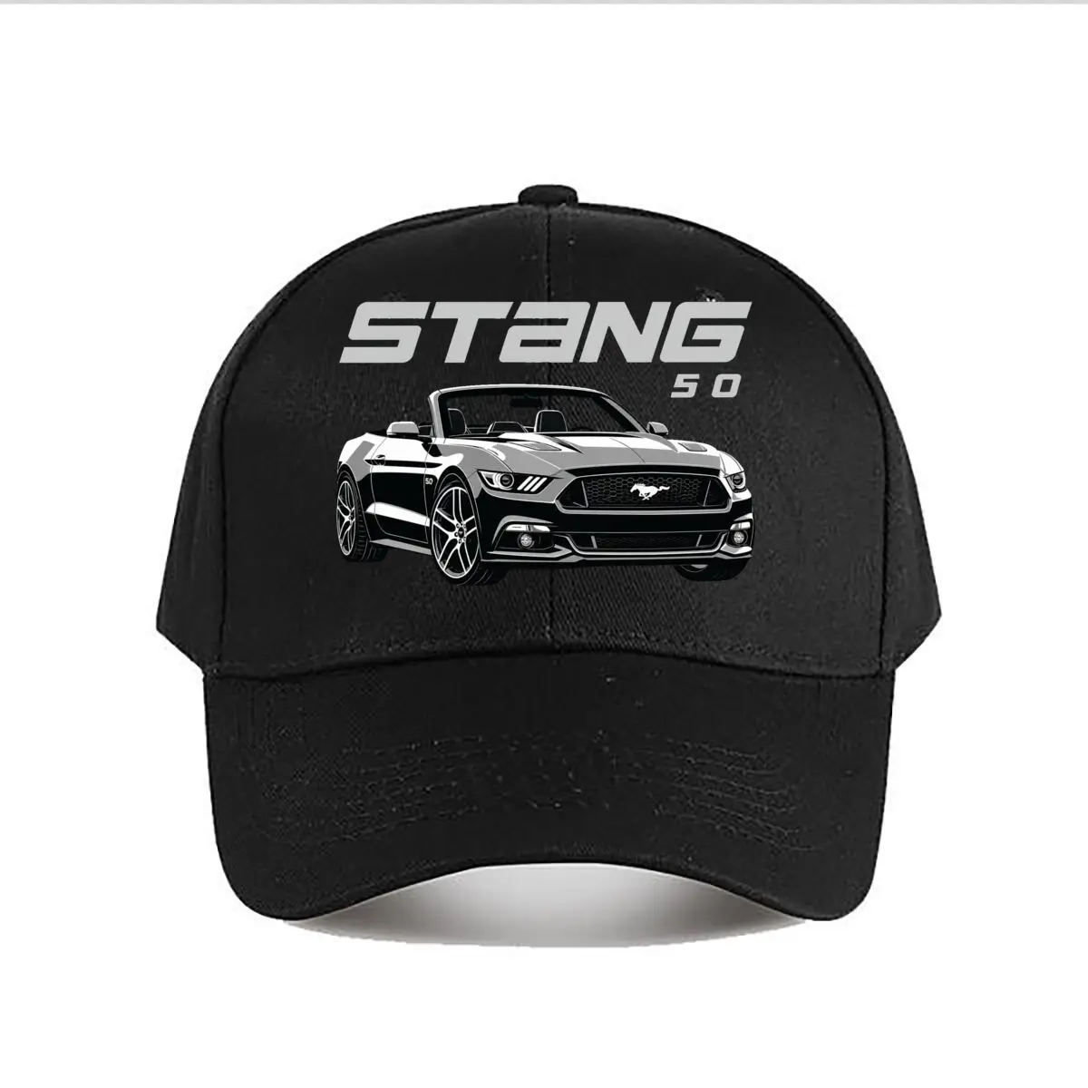 Бейсболка STANG 5.0 с графическим изображением кабриолета-мускулкара, модная мужская кепка от солнца, женская кепка для активного отдыха и спорта