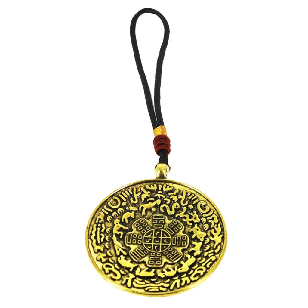 Tibetan Buddhism Eight-diagram-shaped Appetizer Amulet Penadnt