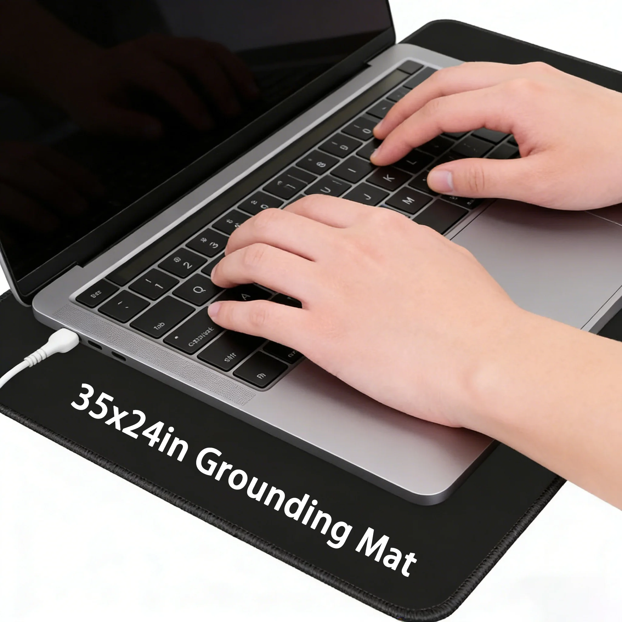 35x24in Grounding Mat Earthing Pad for Energy Balance, Pain Relief, Inflammation, Sleep Support, Stress Relief, Circulation Home