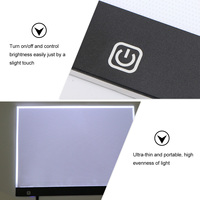 3Set Portable LED Light Box A3 Drawing Board Eyesight Protected Stencil Board Adjustable Brightness for Tracing Animation