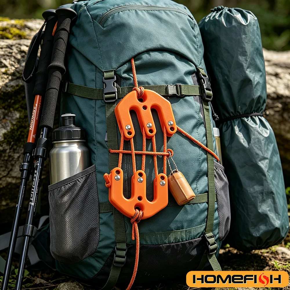 Pulley Hoist System for Hunting  Backpack Hanging  Lifting Tool Game Hauling Equipment for Safety Management
