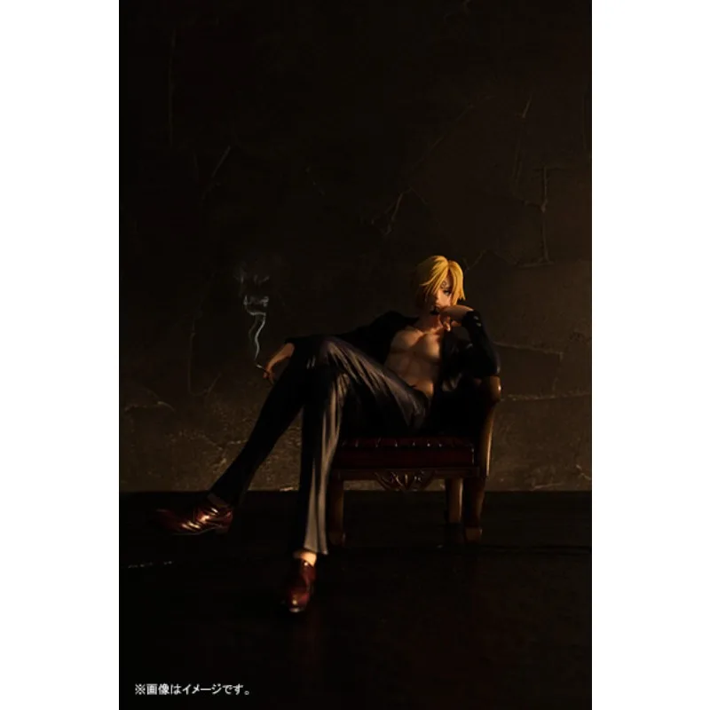 メガハウスオリジナル POP フィギュアシリーズワンピース「S.O.C」サンジアニメアクションフィギュアモデルおもちゃモデル装飾品ギフト Fo ボーイズ