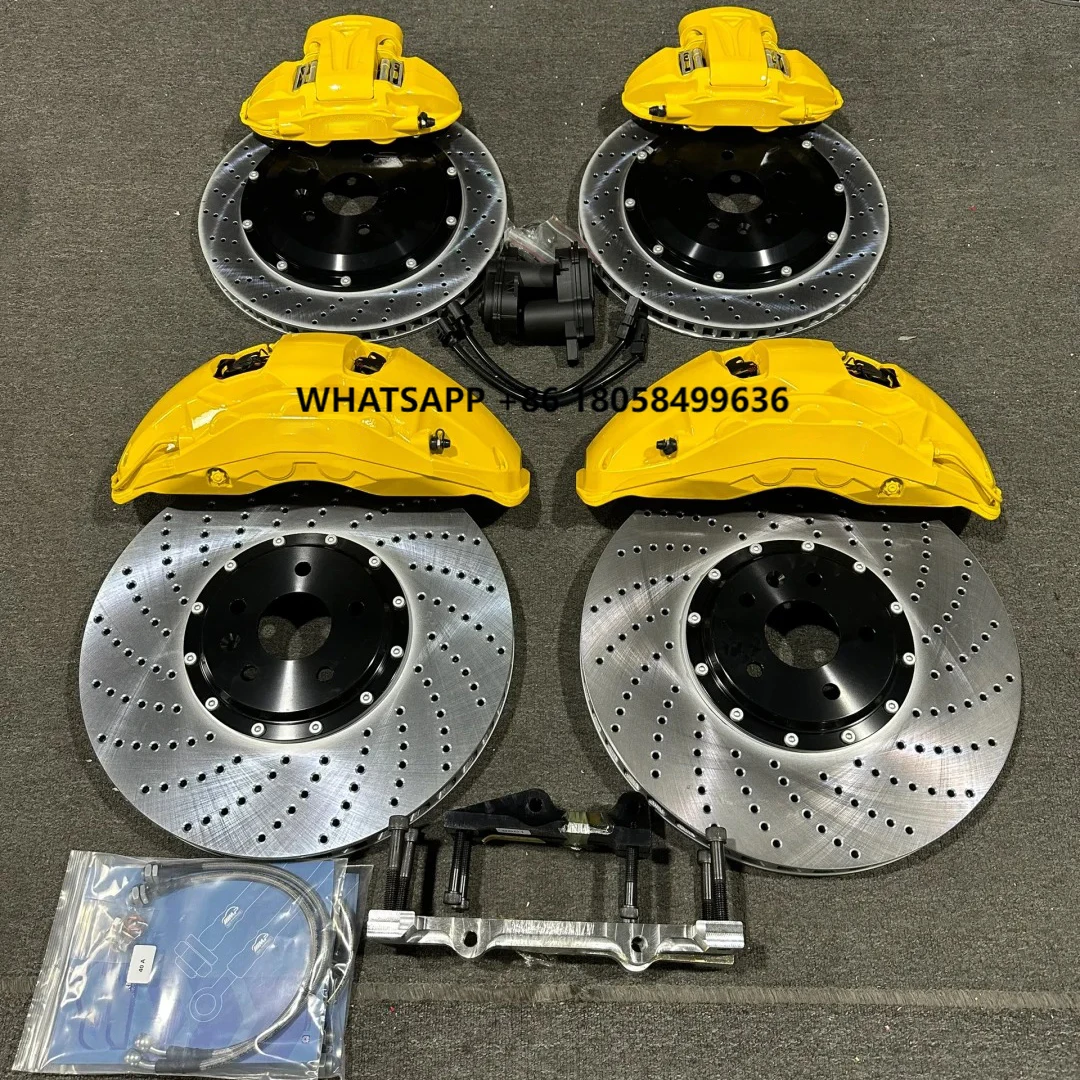 

New Energy Vehicle Parts & Accessories Front 10 Pot Caliper Big Brake Kit Rear 4 Piston Disc Rotor Integrated Electronic Brake