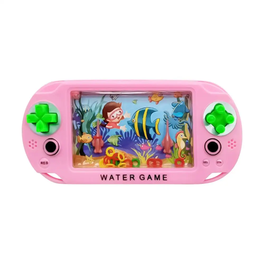 Stressabbau-Spielzeug Wasserring-Spiel Nostalgisches Wurfringspiel Handliches Wasserspielzeug Geburtstagsgeschenk für Kinder Zufälliger Ozean-Stil – Detail 16