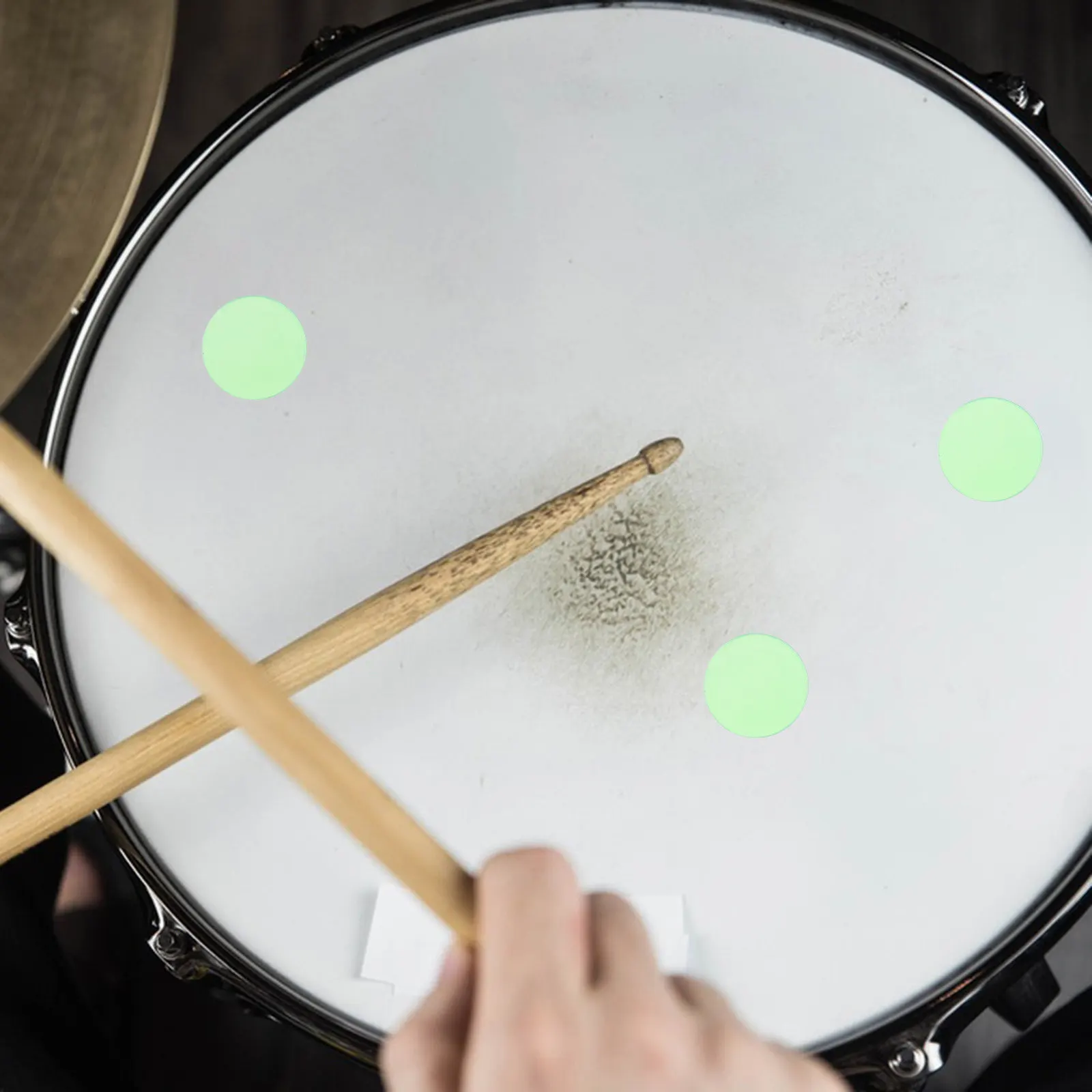 12Pcs Silicone Drum Dampener Pads Self Adhesive Sound Control Mute Cushions for Drum Sets Noise Reduction Shock Absorption