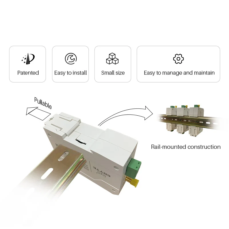 Imagem -03 - Transceptor de Dados sem Fio Slora Trilho Din Sx1262 433mhz 470mhz 30dbm Fonte de Alimentação ca 85265v E96-dtu 400sl30485