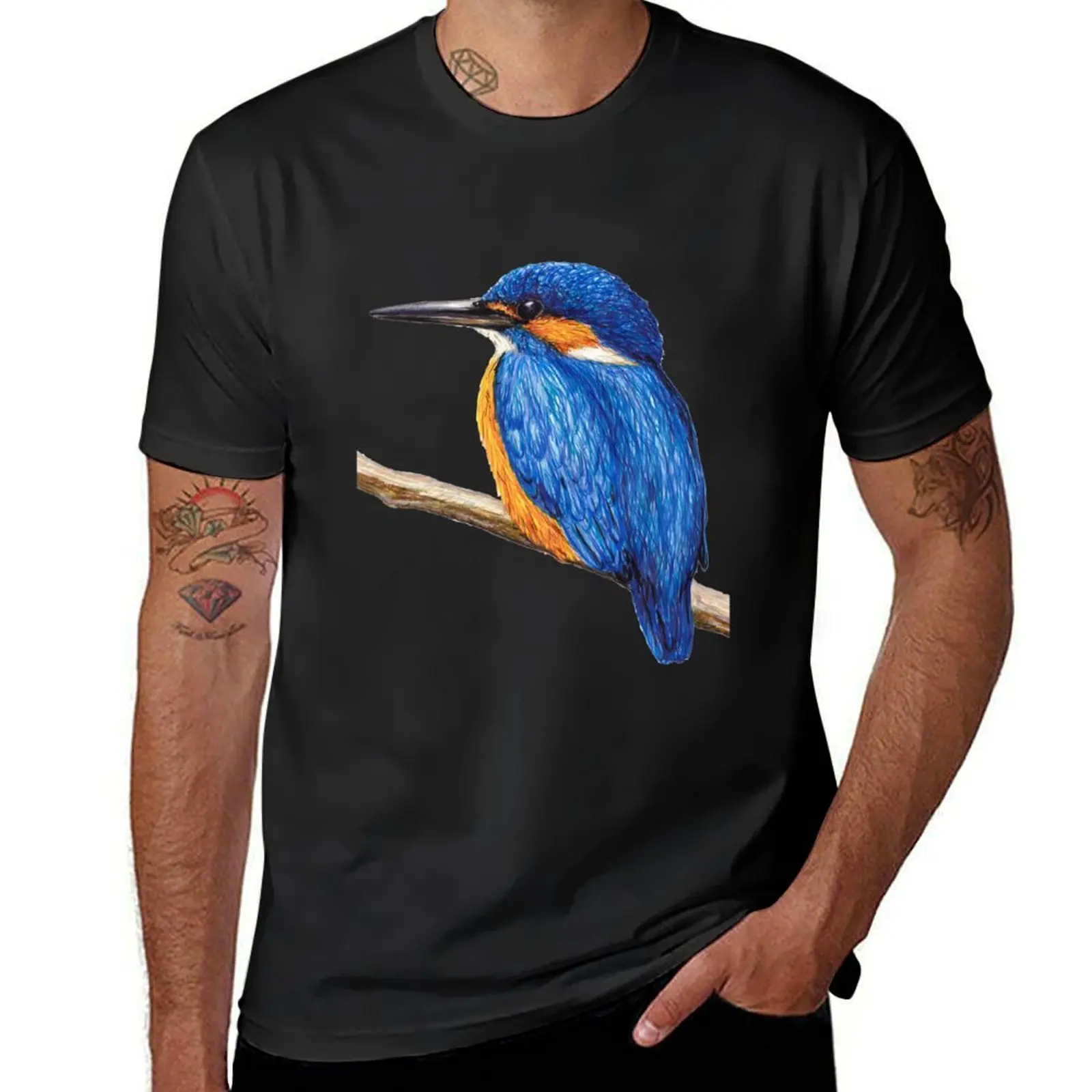 Kingfisher T-Shirt aesthetic clothes quick drying men clothing