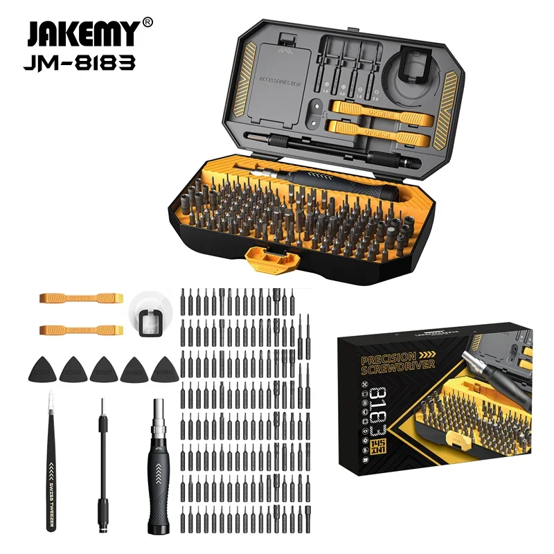 145 In 1 Household DIY Repair Tool Kit Screwdriver Set For Phone Laptop Computer