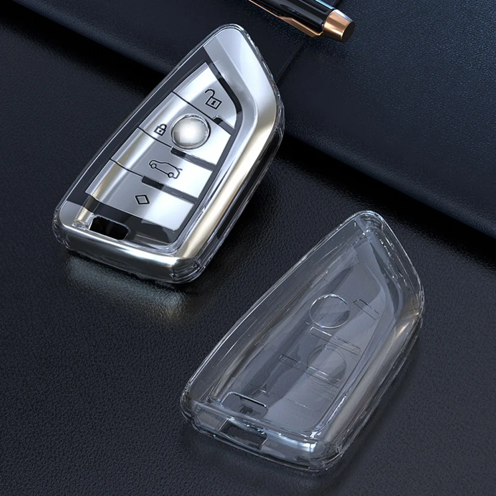 Car Key Case Cover Bag For Bmw F20 G20 G30 X1 X3 X4 X5 G05 X6 X7 G11 F15 F16 G01 G02 F48 Accessories Holder Shell Keychain