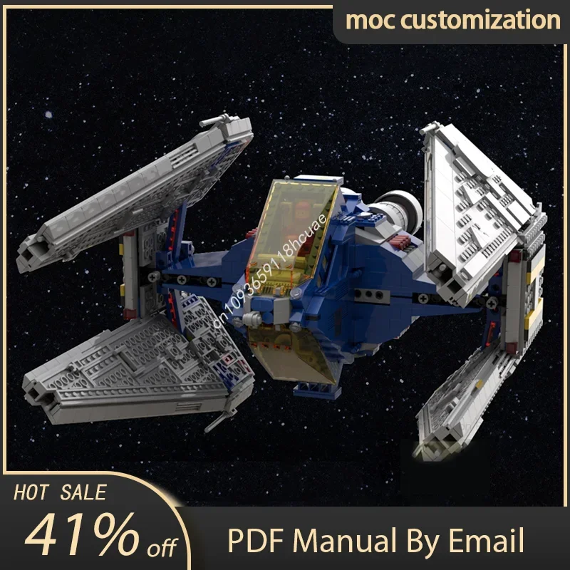 

2025 шт. Moc-10497 Space Series Galaxy Surveyor Модель космического корабля Строительные блоки Креативная сборка Кирпичи Игрушки Подарки на день рождения