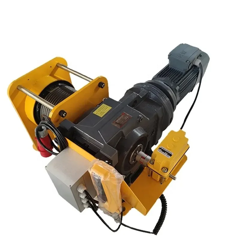 RC intelligent industrial electric lift traction winch PLC software wireless remote control program kinetic servo motor winch