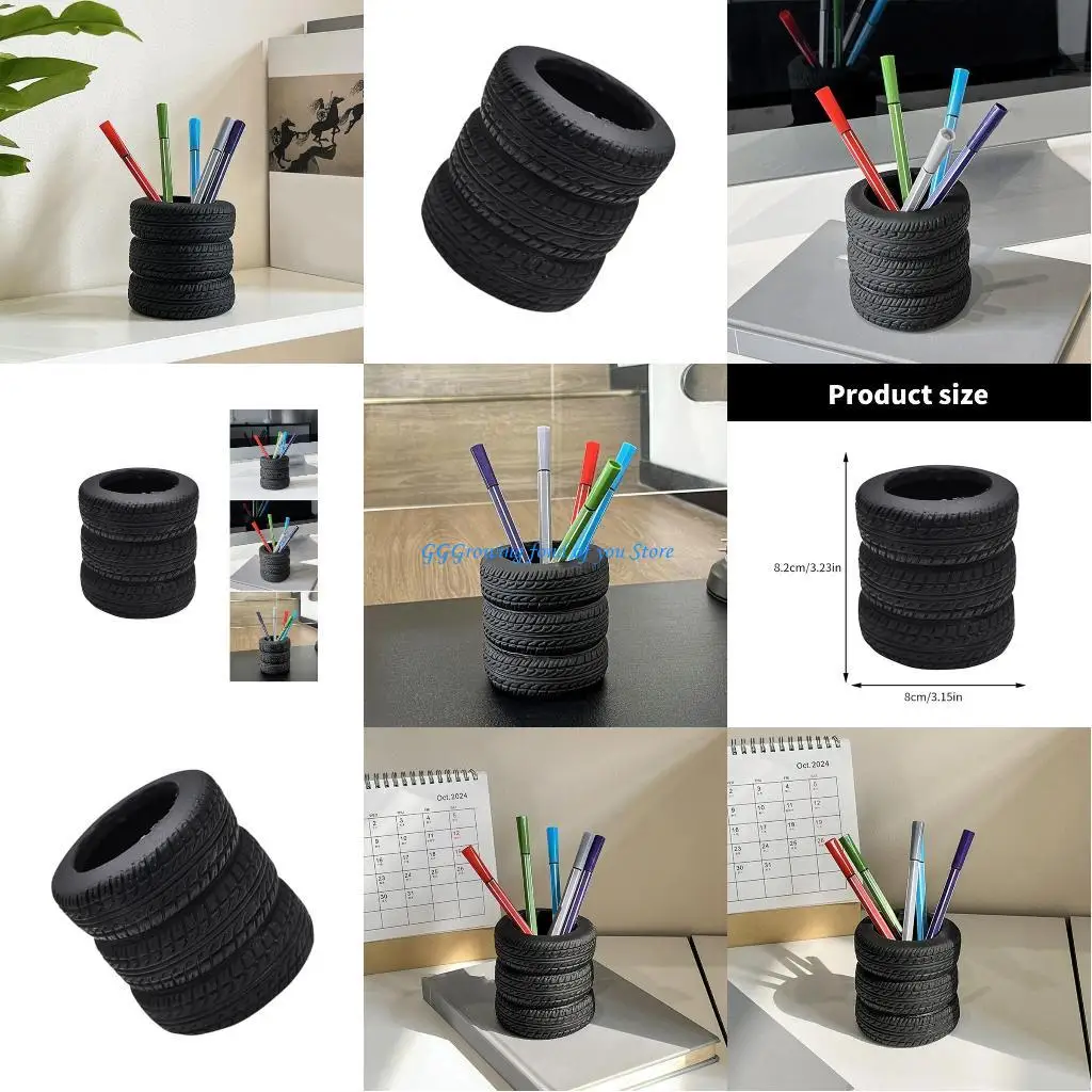 

H9EB Pen Organizers Cup Home Office Desktop Decorations Ornament Pen Inserted Holder