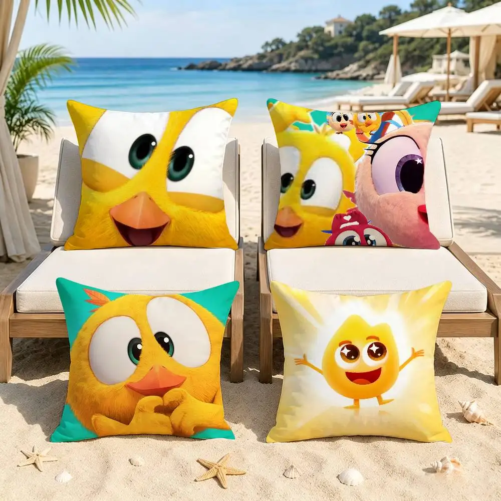 Cartoon Wheres Chicky Cute   pillow cover sofa cushion cover home room decoration children gift