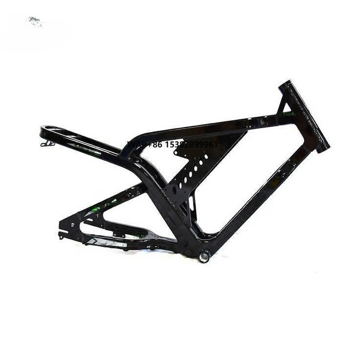 

DIY Full Suspension Fatbike Frame Chopper 20*4.0 Aluminum Stealth Bomber Electric Bicycle Kit E-Bike Dirt Electric Bike Frame