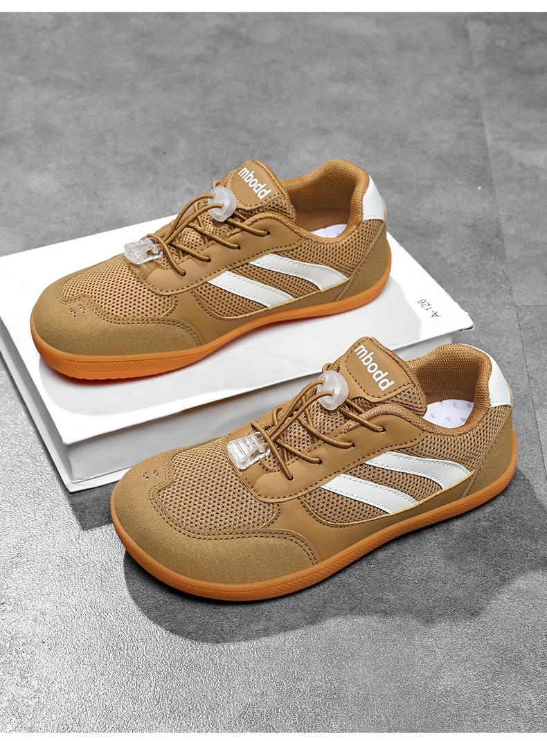 Kinder-Barfußschuhe mit breiter Sohle für Jungen und Mädchen, rutschfeste, atmungsaktive Kindersportschuhe, Zero-Drop-Wanderschuhe – Detail 16
