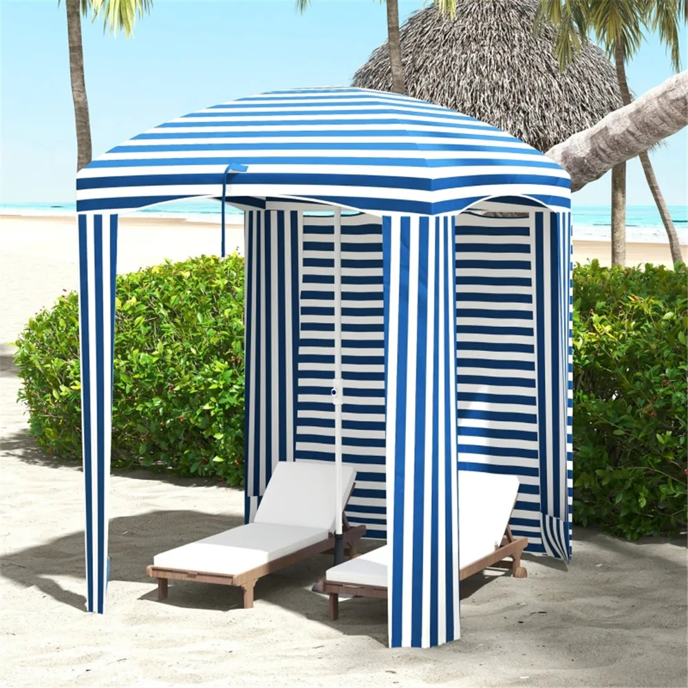 

Outdoor Umbrella-Blue White
