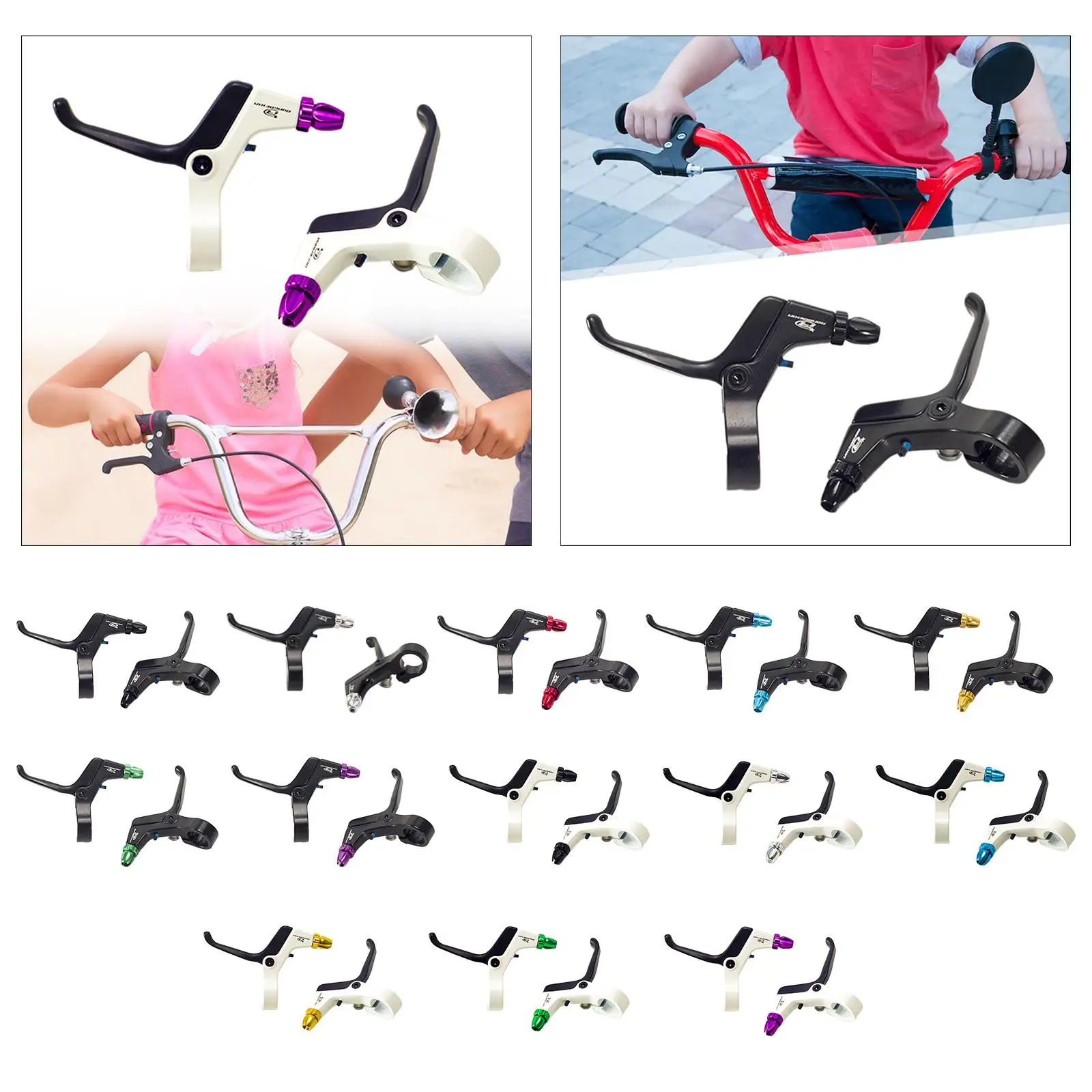 Kids Brake Lever, Brake Handle, Children Bike Cycling Brake Levers, Bike Spare Parts, Accessories