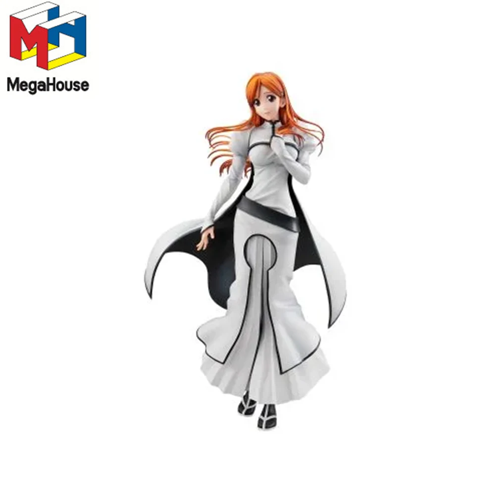 In Stock Original MegaHouse Orihime Inoue PVC 22cm Anime Character Collectible Display Figure Toy BLEACH Desktop Decoration Gift